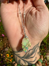 Load image into Gallery viewer, ♡one of one♡ raw opal necklace in sterling silver *
