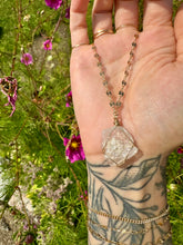 Load image into Gallery viewer, *one of one* raw quartz necklace 14k gold fill