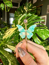 Load image into Gallery viewer, crystal butterfly smoke ring ♡ *handmade for you*