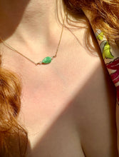 Load image into Gallery viewer, jade leaf &amp; moonstone necklace - made for you in sterling silver or gold