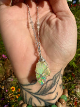 Load image into Gallery viewer, ♡one of one♡ raw opal necklace in sterling silver *