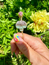 Load image into Gallery viewer, crystal mushroom smoke ring ♡•  *pre-order*