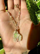 Load image into Gallery viewer, ♡one of one♡ raw opal necklace 14k gold