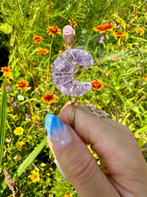 Load image into Gallery viewer, crystal moon ♡ smoke ring ♡       **pre-order**