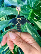 Load image into Gallery viewer, crystal dragon smoke ring ♡ *pre-order*