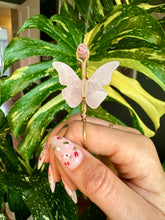Load image into Gallery viewer, crystal butterfly smoke ring ♡ *handmade for you*