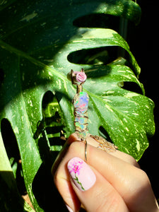♡one of one♡ 14k gold raw opal smoke ring ♡