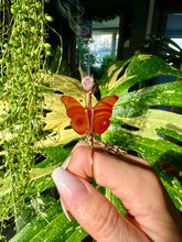 Load image into Gallery viewer, little crystal butterfly smoke ring ♡ **pre-order** ♡