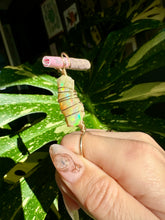 Load image into Gallery viewer, ♡one of one♡ 14k gold raw opal smoke ring ***