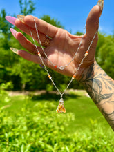 Load image into Gallery viewer, ♡*one of one*♡ raw opal silver necklace 💛