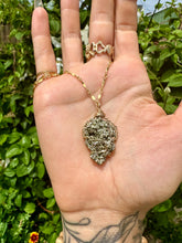 Load image into Gallery viewer, ♡*one of one*♡ raw pyrite nug necklace gold