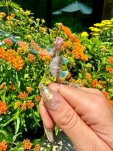 Load image into Gallery viewer, ♡*one of one*♡ 14k gold raw quartz moon smoke ring