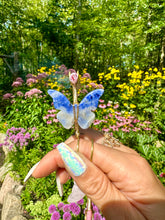 Load image into Gallery viewer, crystal butterfly smoke ring ♡ **pre-order** ♡