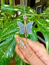 Load image into Gallery viewer, crystal butterfly smoke ring ♡ **pre-order** ♡