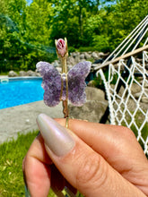 Load image into Gallery viewer, crystal butterfly smoke ring ♡ **pre-order** ♡