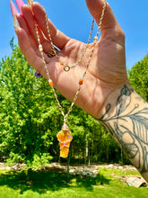 Load image into Gallery viewer, ♡*one of one*♡ raw opal gold necklace 💛
