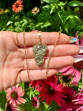 Load image into Gallery viewer, ♡*one of one*♡ lil raw pyrite nug necklace