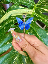 Load image into Gallery viewer, crystal butterfly smoke ring ♡ **pre-order** ♡