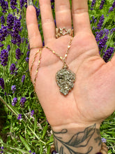 Load image into Gallery viewer, ♡*one of one*♡ raw pyrite nug necklace gold