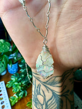 Load image into Gallery viewer, ♡*one of one*♡ raw opal necklace sterling silver