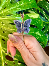 Load image into Gallery viewer, crystal butterfly smoke ring ♡ **pre-order** ♡