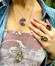 Load image into Gallery viewer, little luna amethyst necklace