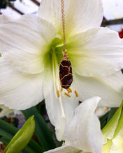 Load image into Gallery viewer, Nessa Raw Garnet Necklace