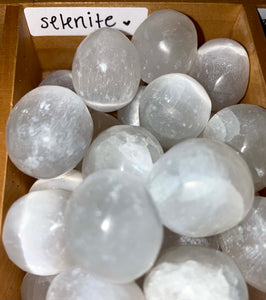 little selenite crystal