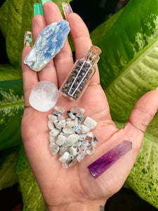 spiritual baby crystal set