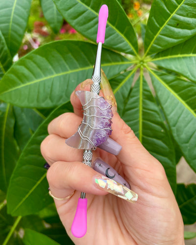 raw amethyst moon dabber