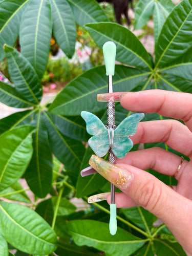 jade crystal butterfly dabber