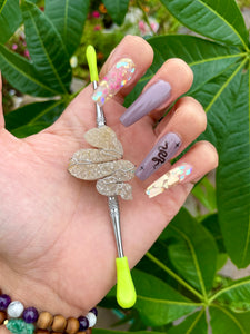 quartz snake druzy dabber