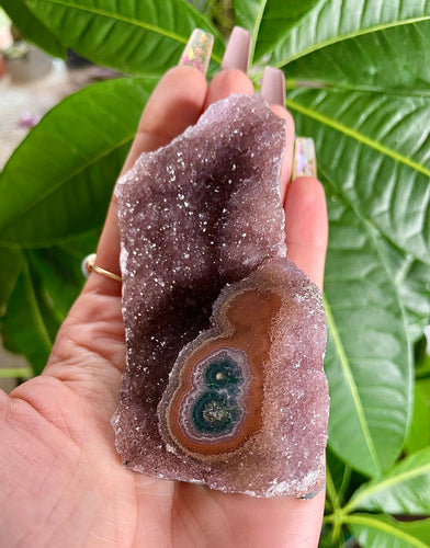 raw galaxy quartz stalactite