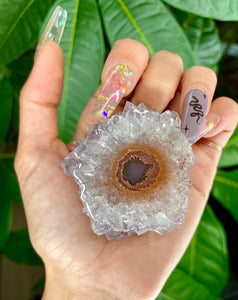 raw quartz stalactite