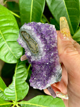Load image into Gallery viewer, raw amethyst druzy stalactite