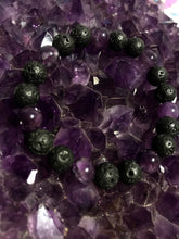 Load image into Gallery viewer, amethyst lava bracelet
