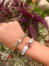 Load image into Gallery viewer, tree agate shroom bracelet
