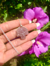 Load image into Gallery viewer, druzy mushroom necklace | sterling silver