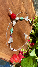 Load image into Gallery viewer, sterling strawberry fairy necklace