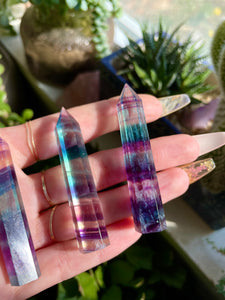 rainbow fluorite tower