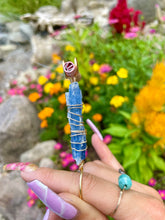 Load image into Gallery viewer, raw blue kyanite smoke ring *pre-order*