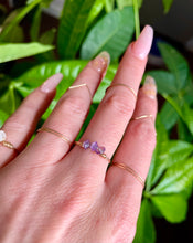 Load image into Gallery viewer, amethyst crystal ring