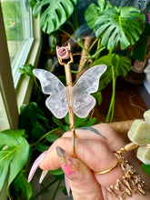 Load image into Gallery viewer, crystal butterfly smoke ring ♡ **pre-order** ♡