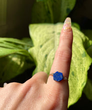 Load image into Gallery viewer, lapis lazuli crystal ring