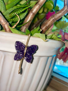 butterfly crystal pot hanger