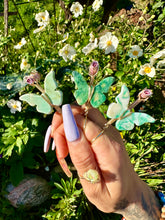 Load image into Gallery viewer, crystal butterfly smoke ring ♡ **pre-order** ♡