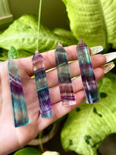 Load image into Gallery viewer, rainbow fluorite tower