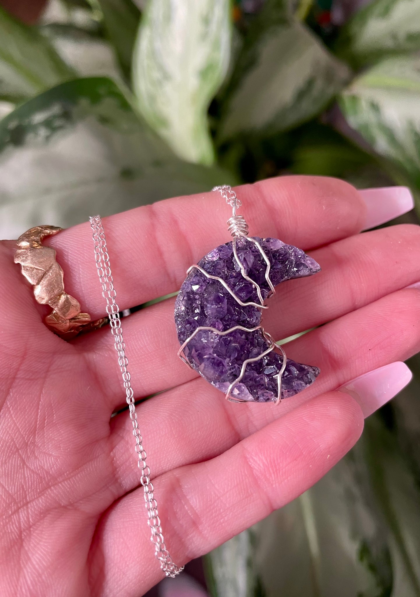 Custom clearance amethyst necklace