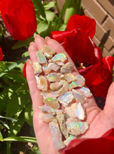 Load image into Gallery viewer, custom raw opal necklace