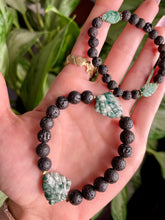 Load image into Gallery viewer, tree agate leaves bracelet set